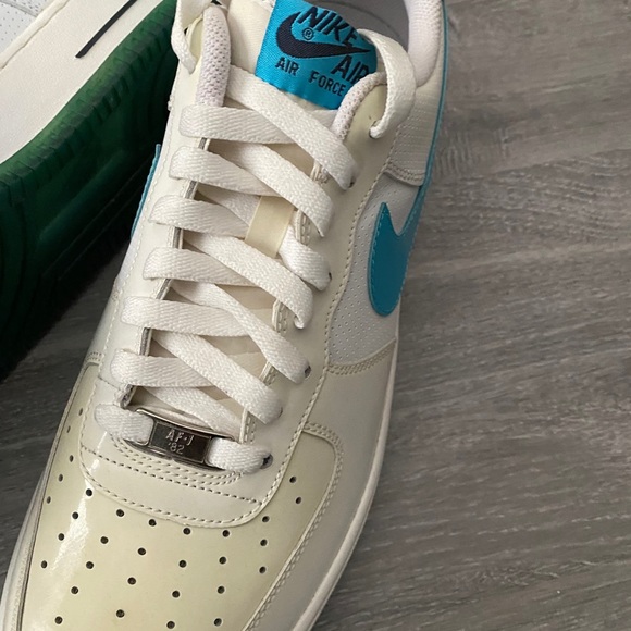 Off white , cream , blue , Green AF1 Low - Picture 4 of 15